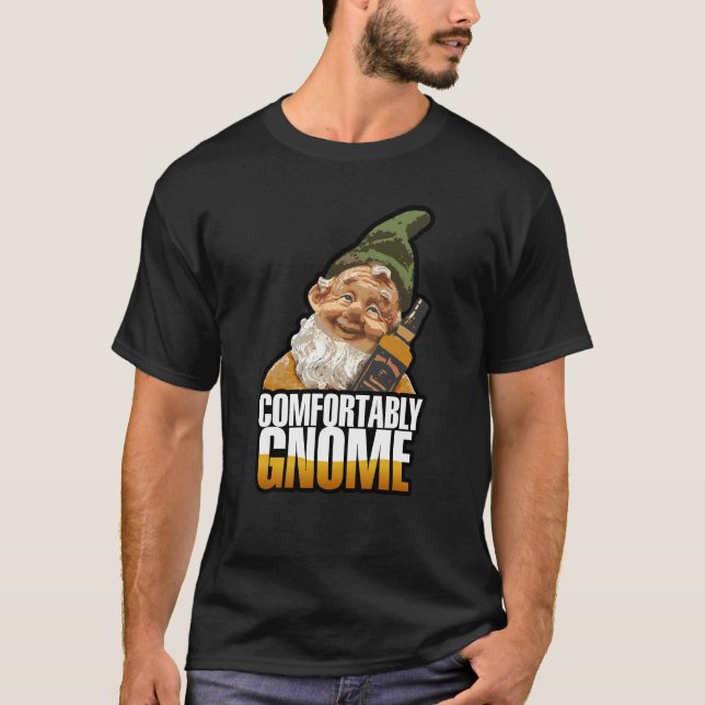 T-shirt Confortablement gnome (Devant)