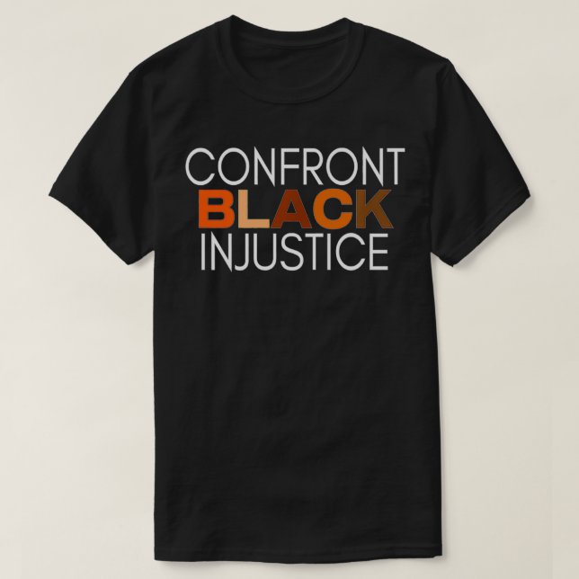 T-shirt Confront Injustice Premium  (Design devant)