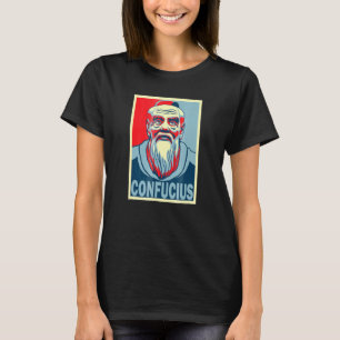 T-shirt Confucius Chinese Teacher Poster Style Pop Art