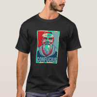 Confucius Chinese Teacher Style Pop Art T S
