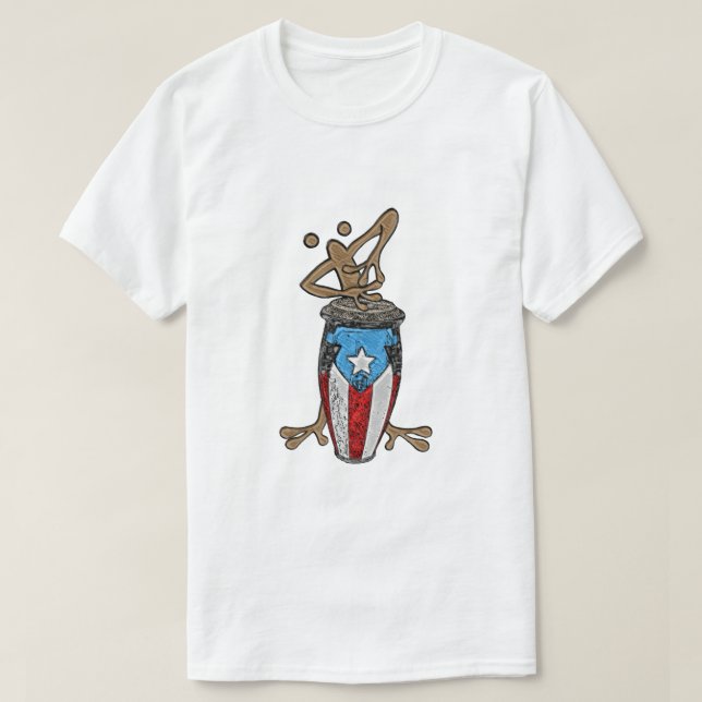 T-shirt Conga Coqui Taino (Design devant)