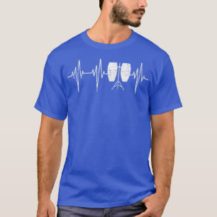 T-shirt Conga Drum Distressed Conga Drummer Hearbeat
