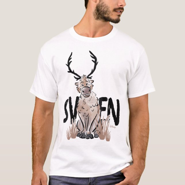 T-shirt Congelé 2 - Aquarelle Sven (Devant)