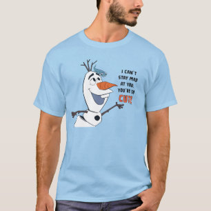 T-shirt Congelé 2   Olaf & Bruni "Je ne peux pas rester f