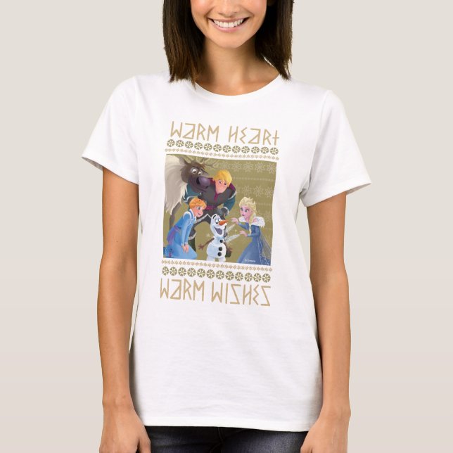 T-shirt congelé| Coeur chaleureux Chaleurs Chaleurs (Devant)