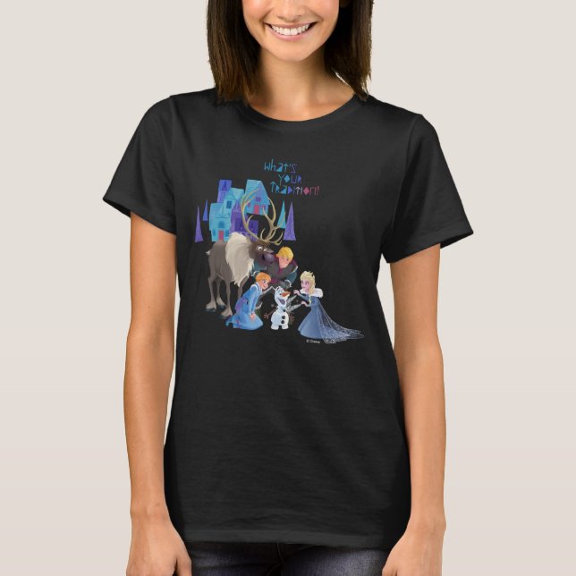T-shirt congelé| Quelle est votre tradition ? (Devant)