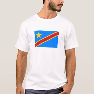 T-shirt Congo, Democratic Republic Flag 