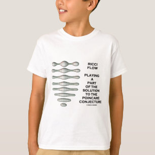 T-shirt Conjecture de Poincaré de solution d'écoulement de