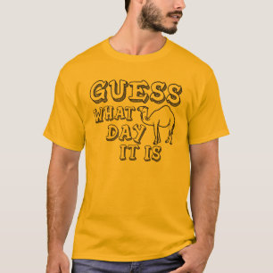 T-shirt Conjecture quel jour c'est (journée en milieu de