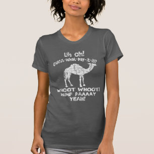 T-shirt Conjecture vintage de chameau de journée en milie