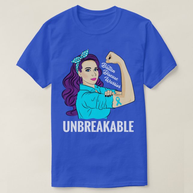 T-shirt Connaissance de la maladie de la bataille Lipofusc (Design devant)
