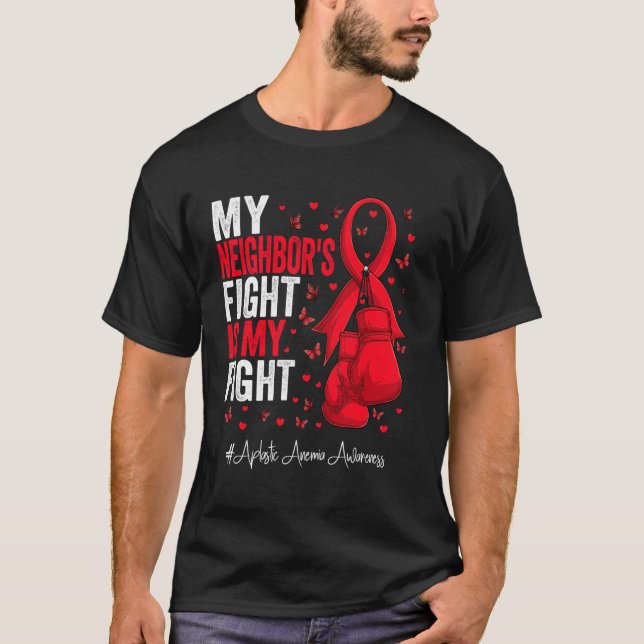 T-shirt Connaissance de l'anémie plastique à un voisin du  (Devant)