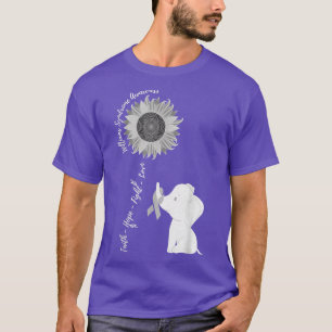 T-shirt Connaissance du syndrome Williams Maladie cérébral