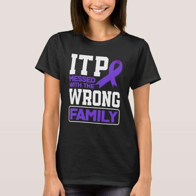 T-shirt Connaissance erronée du système ITP de la famille  (Devant)