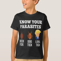 Connaissez vos parasites Anti-Trump Funny LUNA TIC