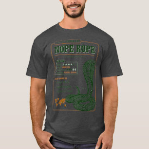 T-shirt Connaissez votre corde de Nope AKA Snake Funny Sna