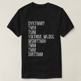 T-shirt Connaissez-Vous L'Homme Muffin Tee Cryptique