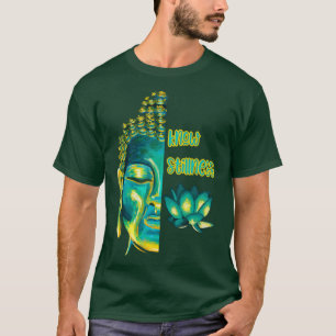 T-shirt Connaître la douceur Méditer Bouddha Head Lotus Bo