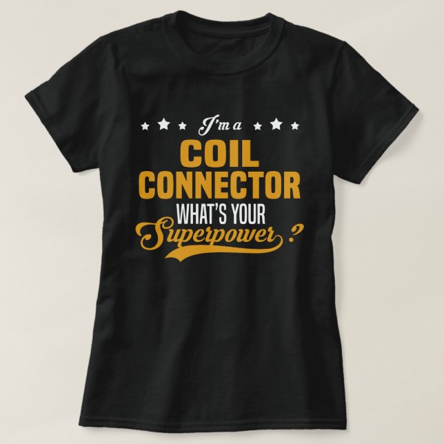 T-shirt Connecteur de bobine (Design devant)
