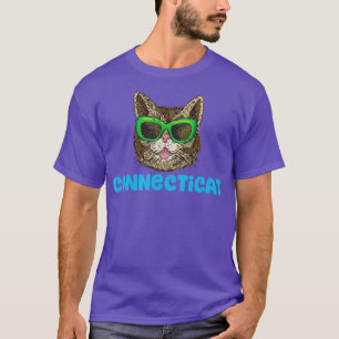 T-shirt Connecticut Funny State Chat Pun
