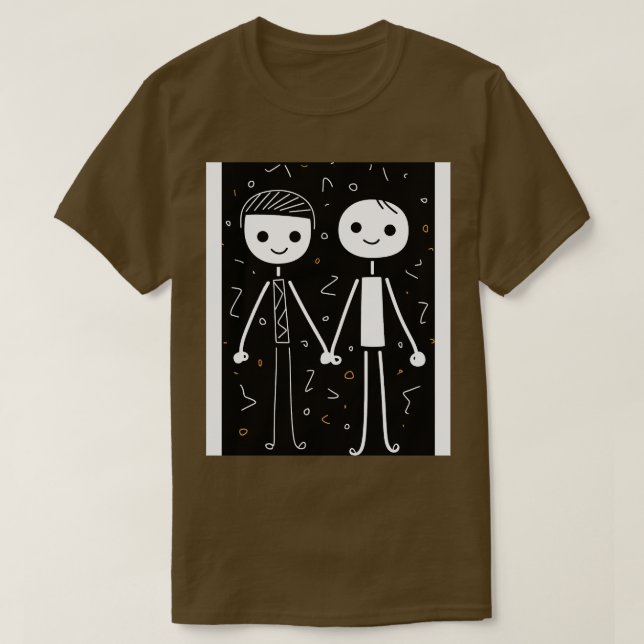 T-shirt Connexion Abstraite 1 (Design devant)