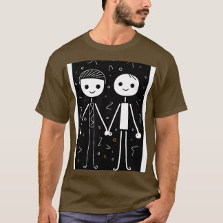T-shirt Connexion Abstraite 1