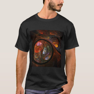 T-shirt Connexion fluide Art Abstrait