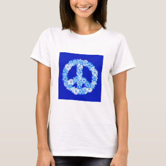 T-shirt Connexion Paix en bleu