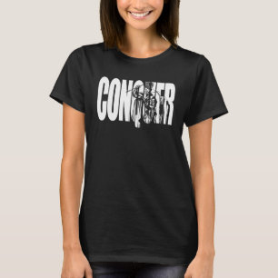 T-shirt Conquer, Ronnie Coleman M. Olympia Bodybuilding G