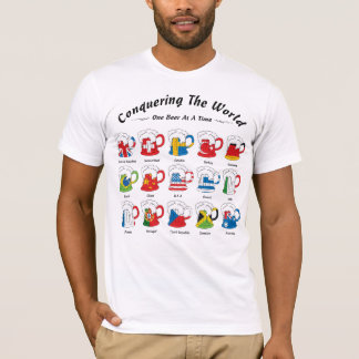 T-shirt Conquérant la bière du monde un à la fois