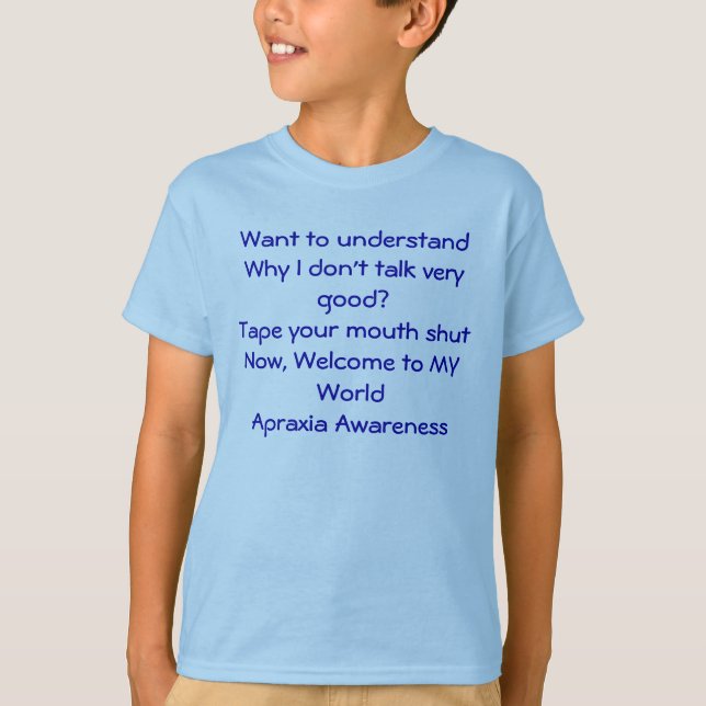 T-shirt Conscience d'apraxie (Devant)