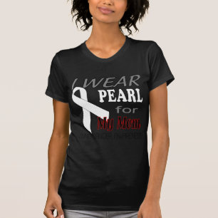T-shirt Conscience de cancer de poumon je porte la perle