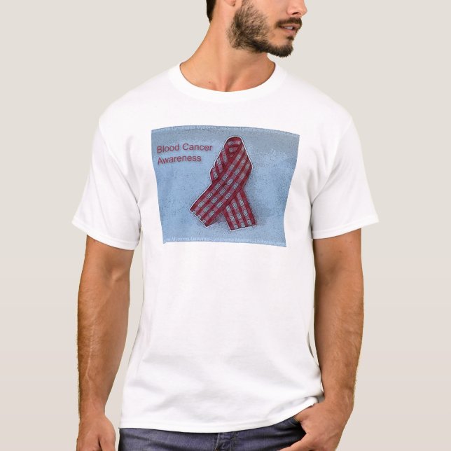 T-shirt Conscience de Cancer de sang (Devant)