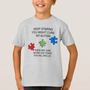 T-shirt Conscience de désordre de spectre d'autisme