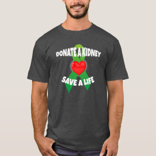 T-shirt Conscience de donation de coeur et de rein de