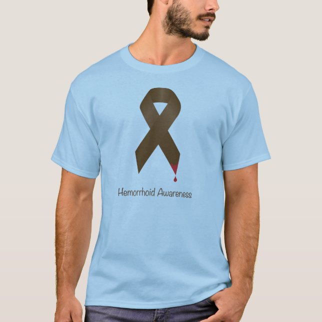 T-shirt Conscience de hémorroïde (Devant)