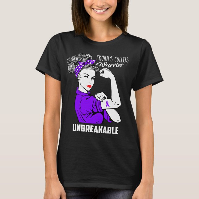 T-shirt Conscience de la colite de Crohn (Devant)