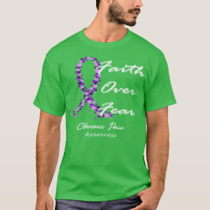 T-shirt Conscience de la douleur chronique La foi sur la p