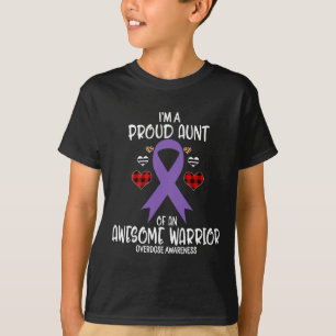 T-shirt Conscience de l'overdose Je suis fière Tante de Wa
