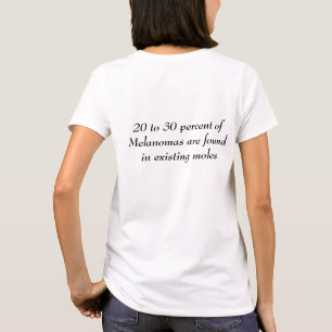 T-shirt Conscience de mélanome