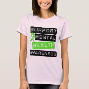 T-shirt Conscience de santé mentale de soutien