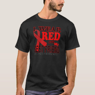 T-shirt CONSCIENCE de SIDA d'HIV pour la conscience T de