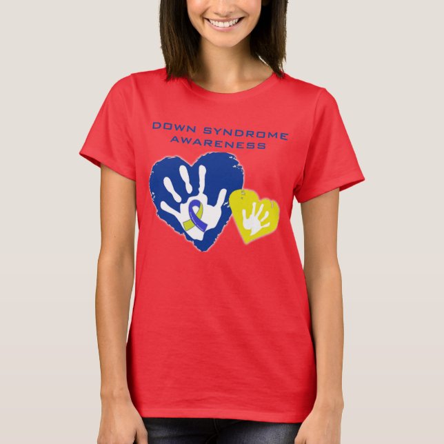 T-shirt Conscience de syndrome de Down (Devant)