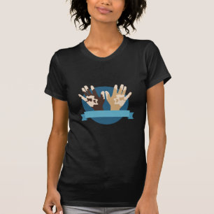 T-shirt Conscience de vitiligo