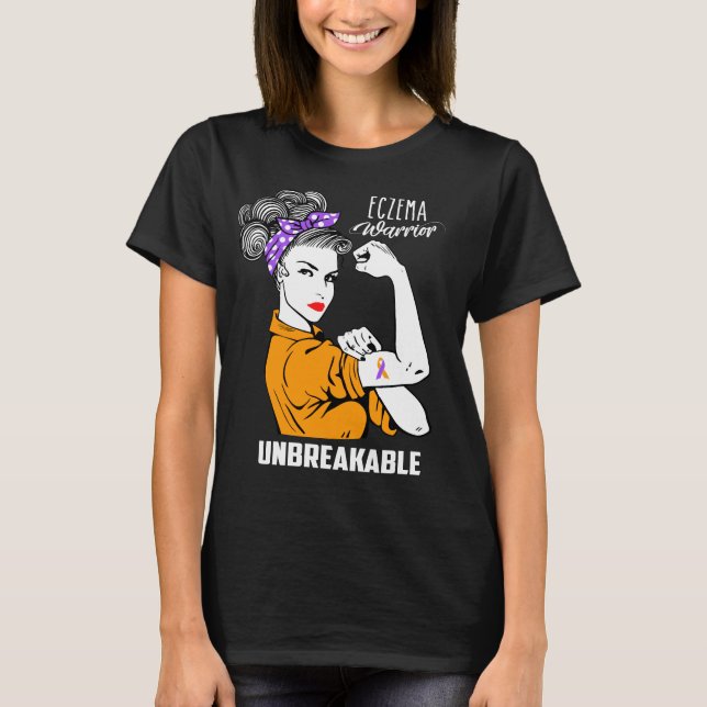 T-shirt Conscience d'eczéma (Devant)