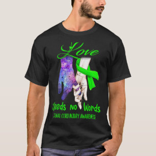 T-shirt Conscience des blessures de la moelle épinière, l'