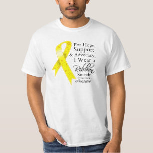 T-shirt Conscience d'espoir de soutien de prévention de