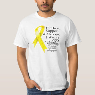 T-shirt Conscience d'espoir de soutien de prévention de