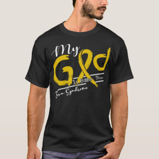 T-shirt Conscience Du Syndrome De Down Mon Dieu Est Plus F