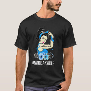 T-shirt Conscientisation des guerriers du diabète Soutien 